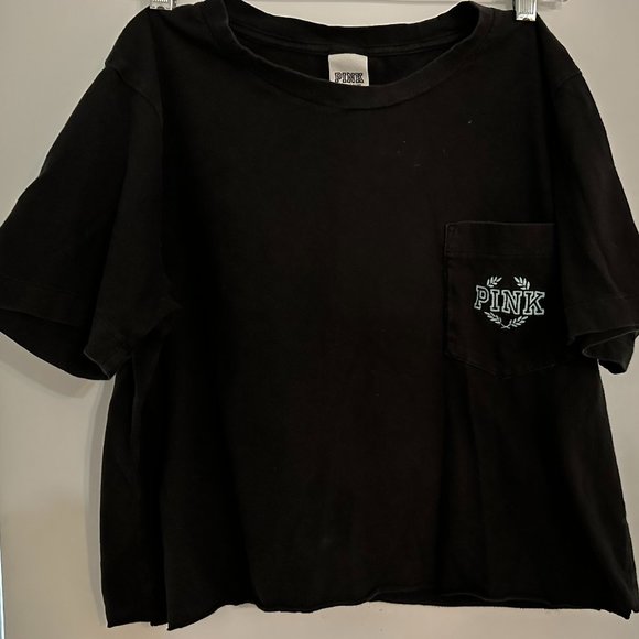 Small Pink by Victoria Secret-Love Pink Crop Top - Picture 1 of 3